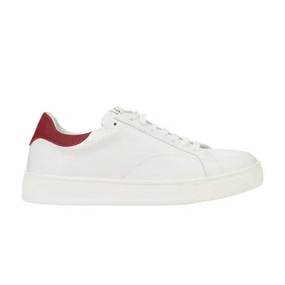 Pre-owned Lanvin Ddb0 Sneaker 'white Red' | Men's Size 40