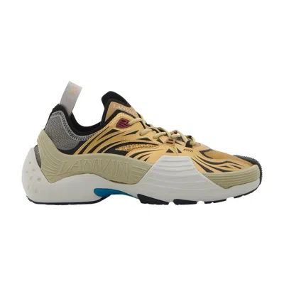 Pre-owned Lanvin Flash-x Sneakers 'gold' | Yellow | Men's Size 42