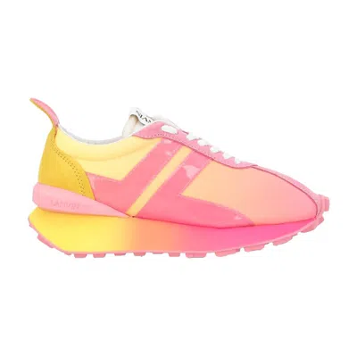 Pre-owned Lanvin Wmns Bumpr Sneaker 'pink Yellow' | Women's Size 40