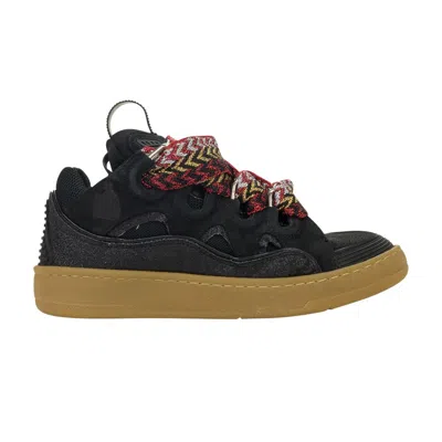 Pre-owned Lanvin Wmns Curb Sneakers 'black Glitter' | Women's Size 41