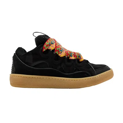Pre-owned Lanvin Wmns Curb Sneakers 'black Gum' | Women's Size 35