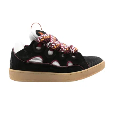Pre-owned Lanvin Wmns Curb Sneakers 'black Honey' | Women's Size 41