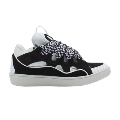 Pre-owned Lanvin Wmns Curb Sneakers 'black White' | Women's Size 39