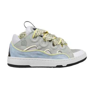 Pre-owned Lanvin Wmns Curb Sneakers 'blue Grey' | Women's Size 35