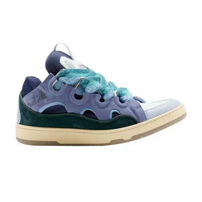 Pre-owned Lanvin Wmns Curb Sneakers 'blue Purple Green' | Women's Size 36