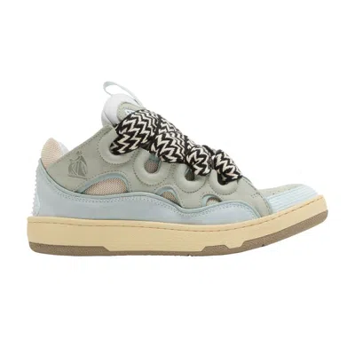 Pre-owned Lanvin Wmns Curb Sneakers 'light Blue' | Women's Size 35