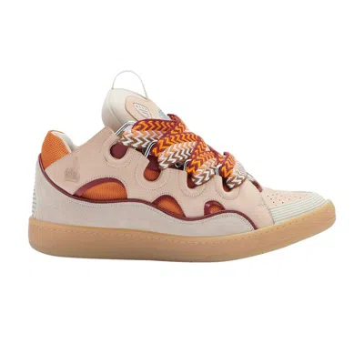 Pre-owned Lanvin Wmns Curb Sneakers 'pale Pink Mango' | Women's Size 38