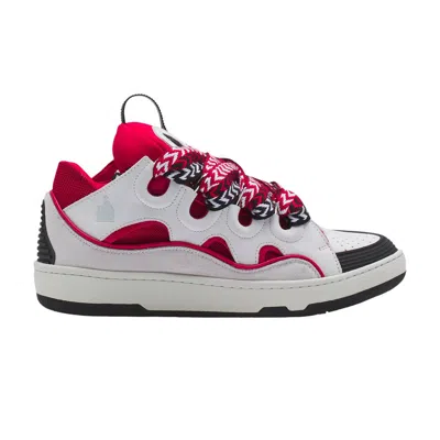Pre-owned Lanvin Wmns Curb Sneakers 'red White' | Women's Size 42