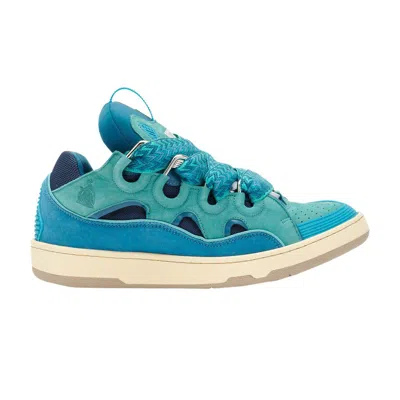 Pre-owned Lanvin Wmns Curb Sneakers 'turquoise' | Blue | Women's Size 41