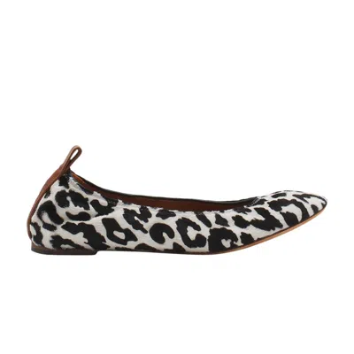Pre-owned Lanvin Wmns The Ballerina Flat 'leopard' | Black | Women's Size 36
