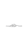 Lanvin Leaf-motif Belt In Silver