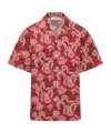 Lanvin Shirt With Rateau Print In Pink