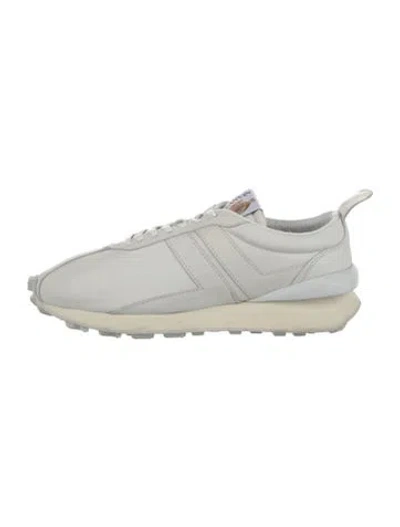 Pre-owned Lanvin Leather Athletic Sneakers In White