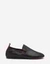 Lanvin Leather Ballerina Loafers For Women In Black