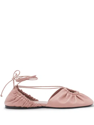 Lanvin Leather Ballerina Shoes