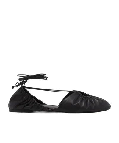 Lanvin Leather Ballerina Shoes