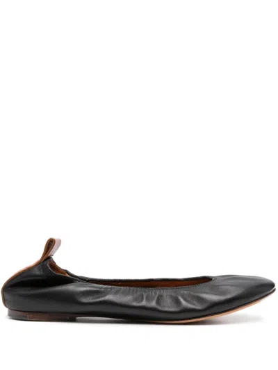 LANVIN LEATHER BALLERINA SHOES