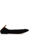Lanvin Suede Ballet Flats For In Black