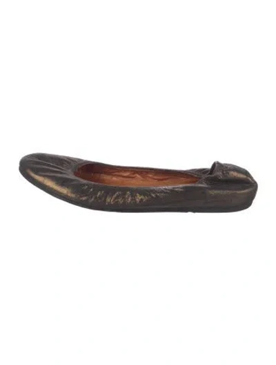 Pre-owned Lanvin Leather Ballet Flats