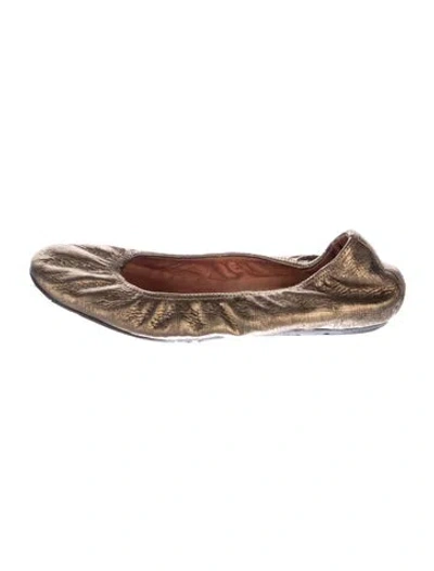 Pre-owned Lanvin Leather Ballet Flats