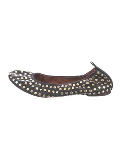 Pre-owned Lanvin Leather Ballet Flats In Blue