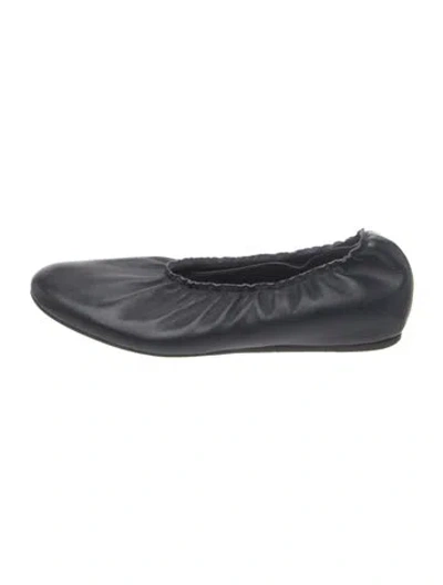 Pre-owned Lanvin Leather Ballet Flats In Blue