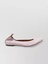 Lanvin Leather Ballet Flats Elasticated Trim