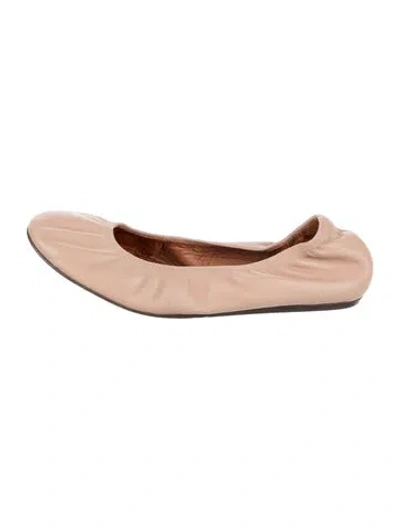 Pre-owned Lanvin Leather Ballet Flats In Multi