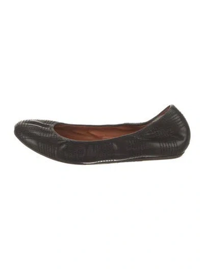 Pre-owned Lanvin Leather Ballet Flats In Multi