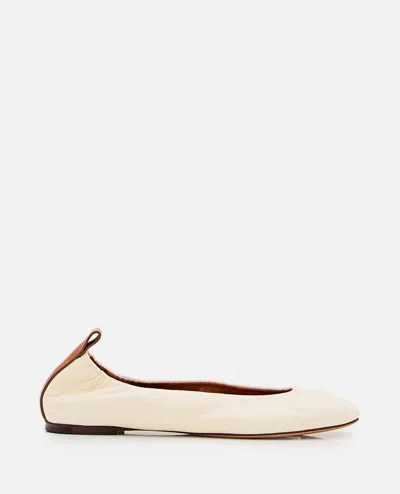 LANVIN LEATHER BALLET FLATS