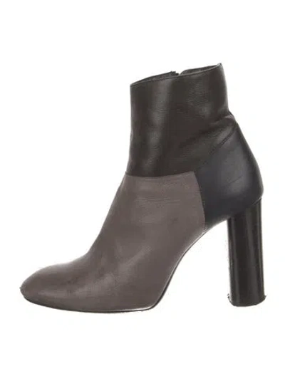 Pre-owned Lanvin Leather Boots In Brown