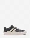 Lanvin Black Future Edition Cash Sneakers In Dark Grey/beige