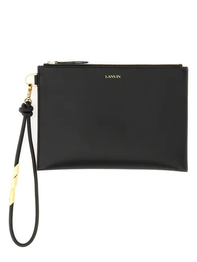 LANVIN LEATHER CLUTCH