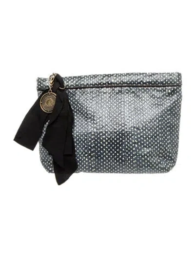 Pre-owned Lanvin Leather Clutch In Multi
