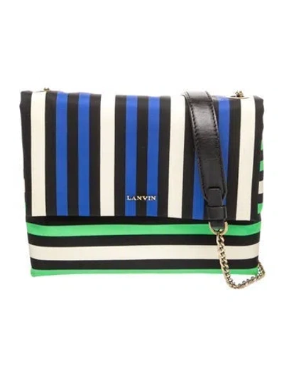 Pre-owned Lanvin Leather Clutch In Multicolor