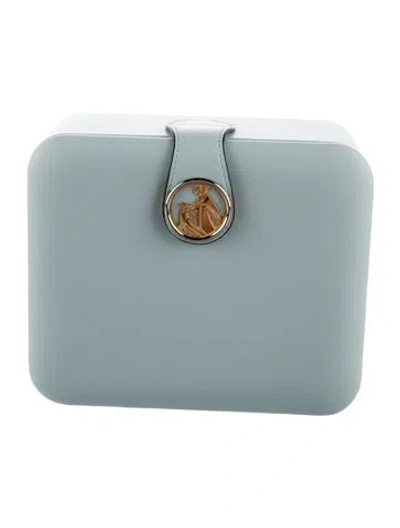 Pre-owned Lanvin Leather Crossbody Bag In Blue