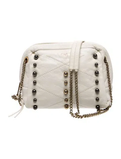 Pre-owned Lanvin Leather Crossbody Bag In Green