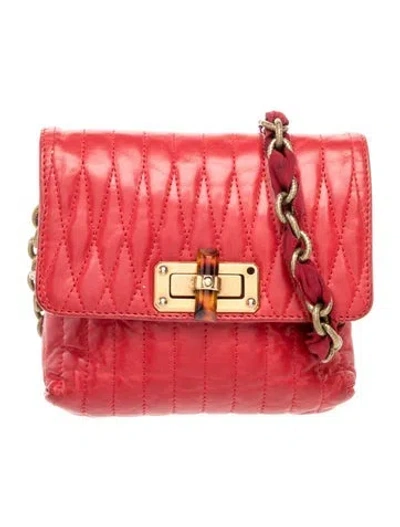 Pre-owned Lanvin Leather Crossbody Bag In Pink