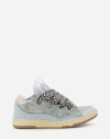 Lanvin Round Toe Sneakers In Green