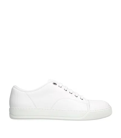 Lanvin Leather Dbb1 Sneakers In White