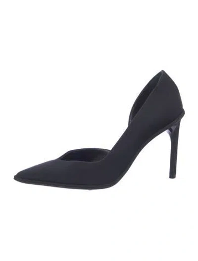 Pre-owned Lanvin Leather D'orsay Pumps In Blue