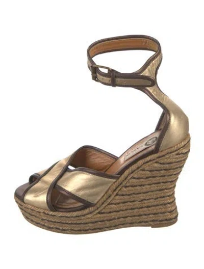 Pre-owned Lanvin Leather Espadrilles