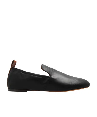 LANVIN LANVIN ROUND-TOE SLIP-ON BALLET FLATS