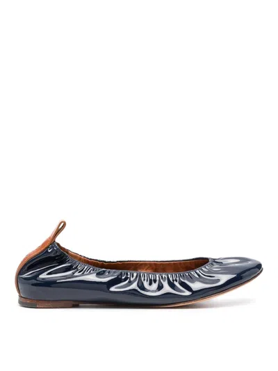 LANVIN LEATHER FLATS