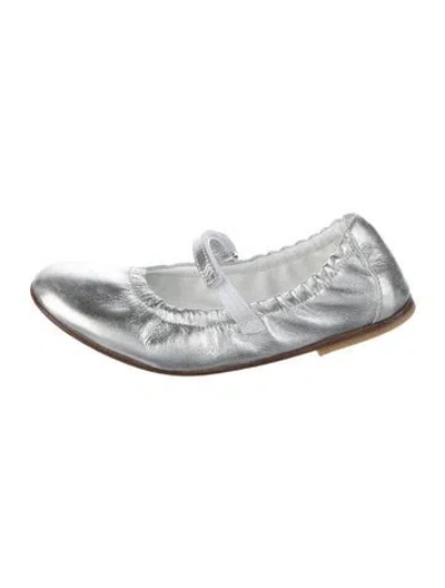 Pre-owned Lanvin Babies' Leather Mary Jane Ballet Flats