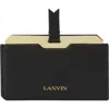 Lanvin Leather Mirror Holder In Black