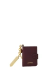 Lanvin Leather Photo Holder In Burgundy