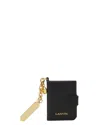 Lanvin Leather Photo Holder In Black