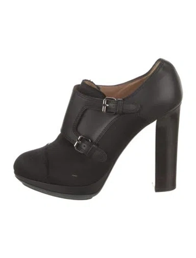 Pre-owned Lanvin Leather Pumps In Black