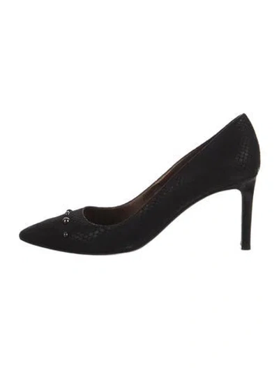 Pre-owned Lanvin Leather Pumps In Black